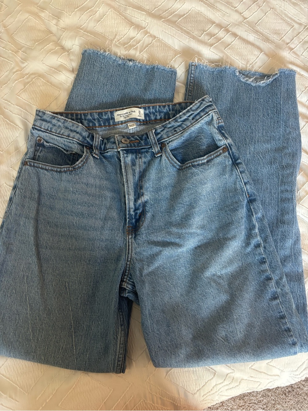 Abercrombie and Fitch the 90s relaxed Jean high rise curve love 29/8r denim pant